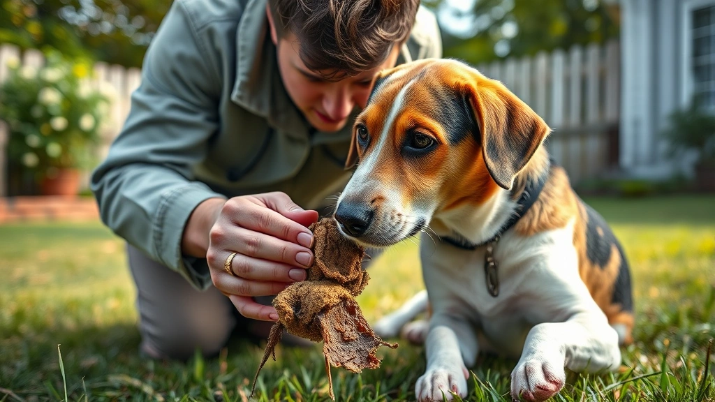 dog poop like jelly with blood dog photo 0