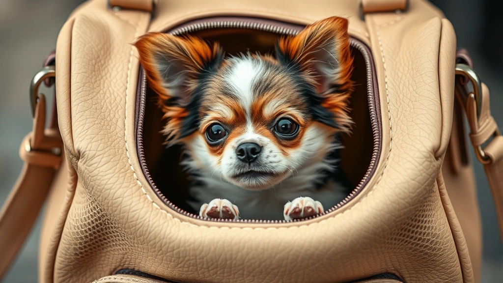 dog purse dog photo 0