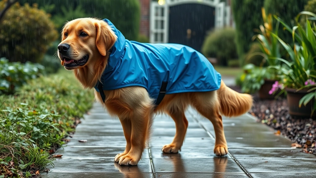 dog rain coat dog photo 0