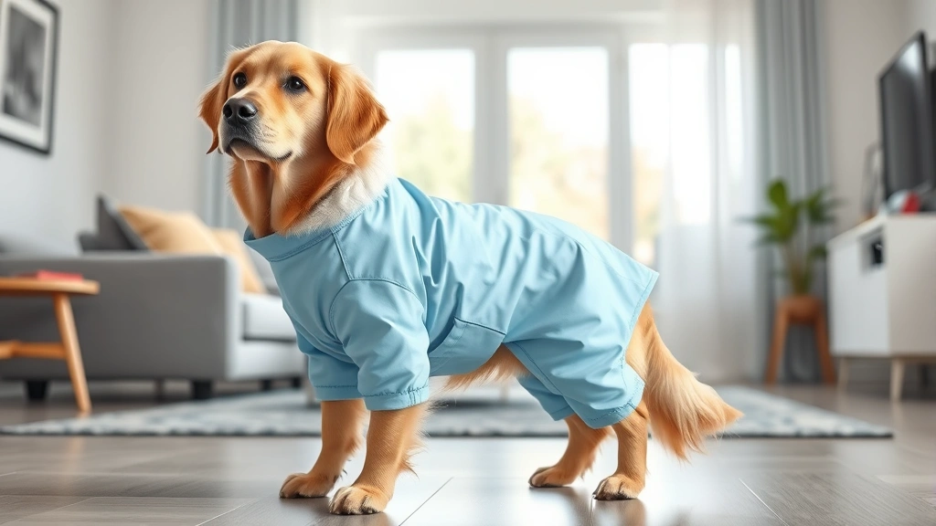 dog recovery suit dog photo 0