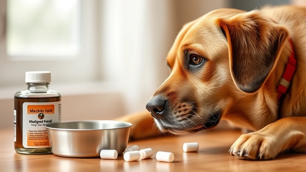dog seizure medication -
representing daily pet medication routine
