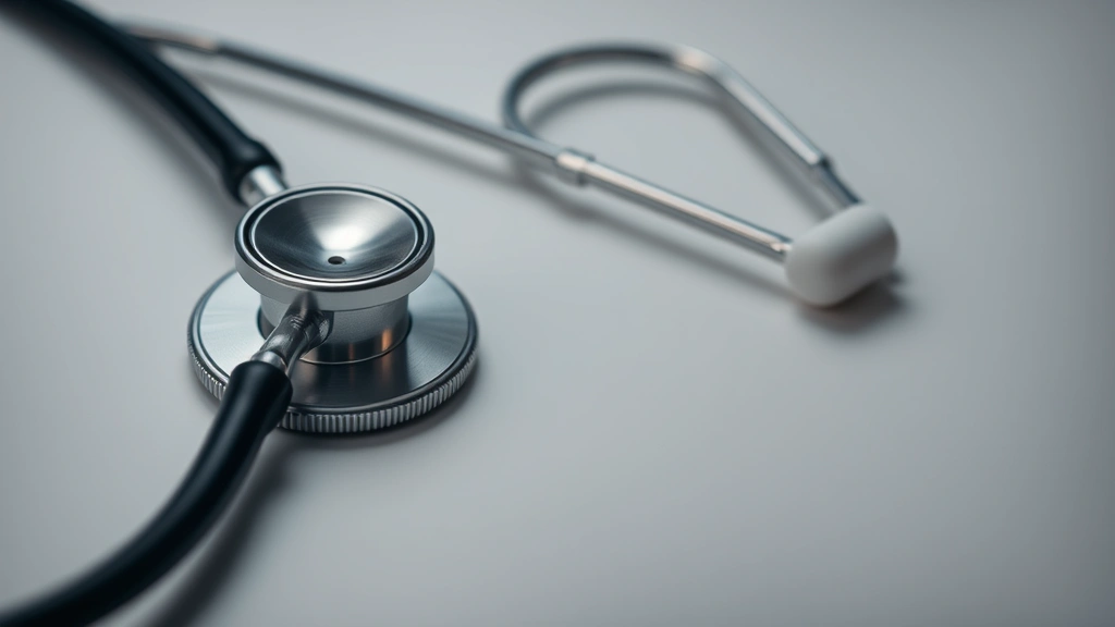 dog throwing up bile -
stethoscope visible
