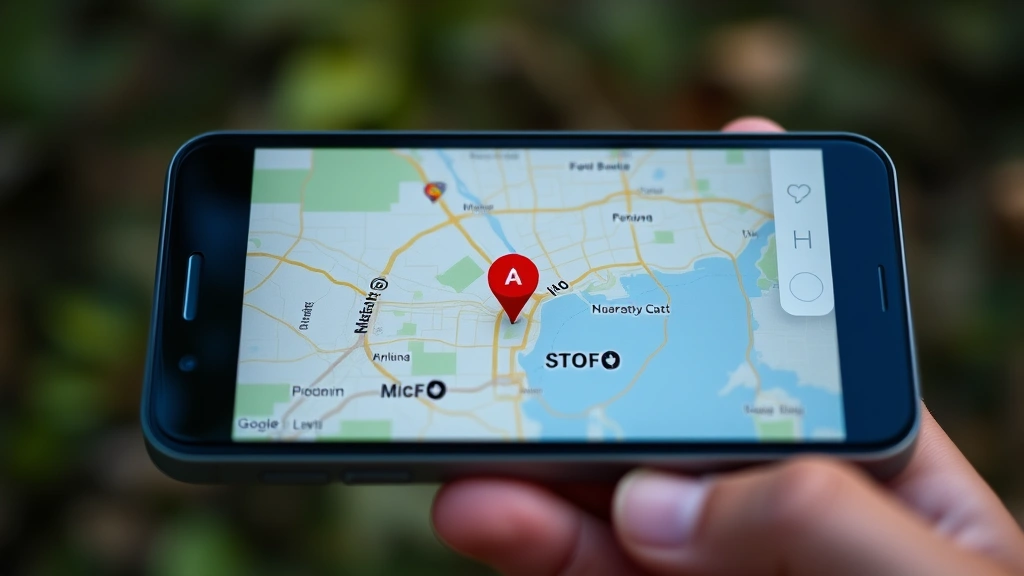 dog tracking collar -
A smartphone screen displaying a real-time GPS map with a dog’s location 