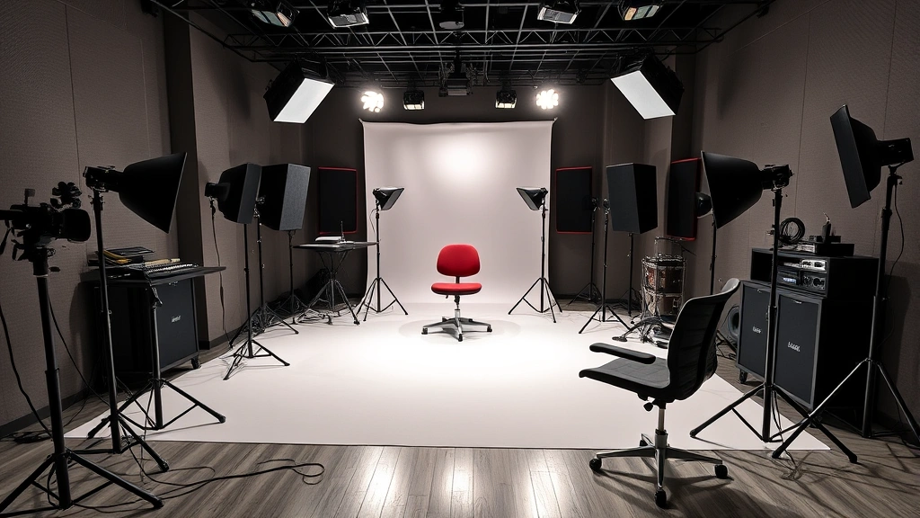 dog typeface -
professional studio setup
