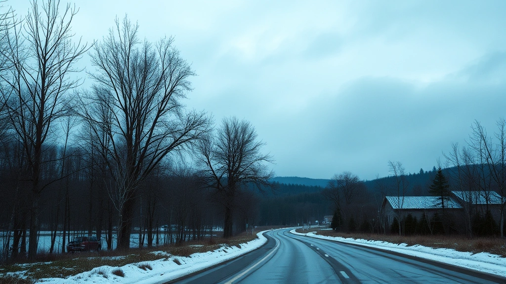 dog winter jacket -
overcast winter day lighting
