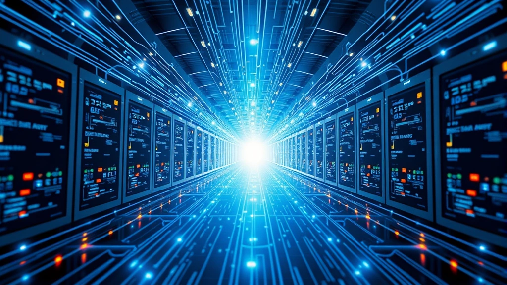 doge unblocker links -
Photorealistic image of interconnected server nodes and data streams flowing th