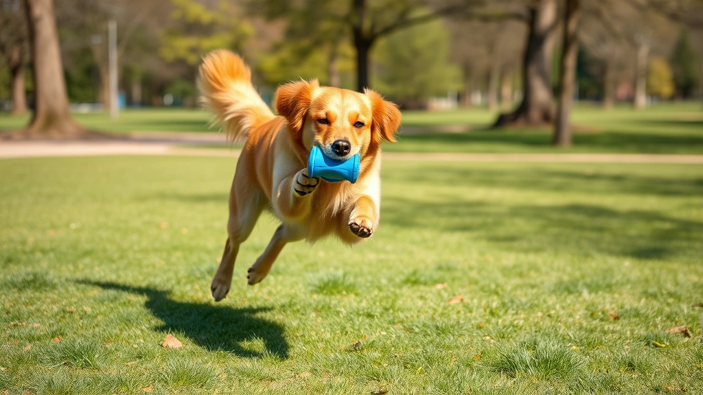 dogs fetching toy dog photo 0