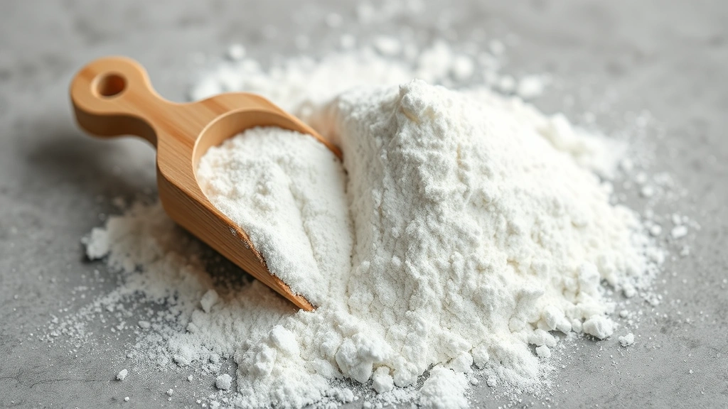 earth-friendly flea control -
Photorealistic image of food-grade diatomaceous earth powder in a glass contain