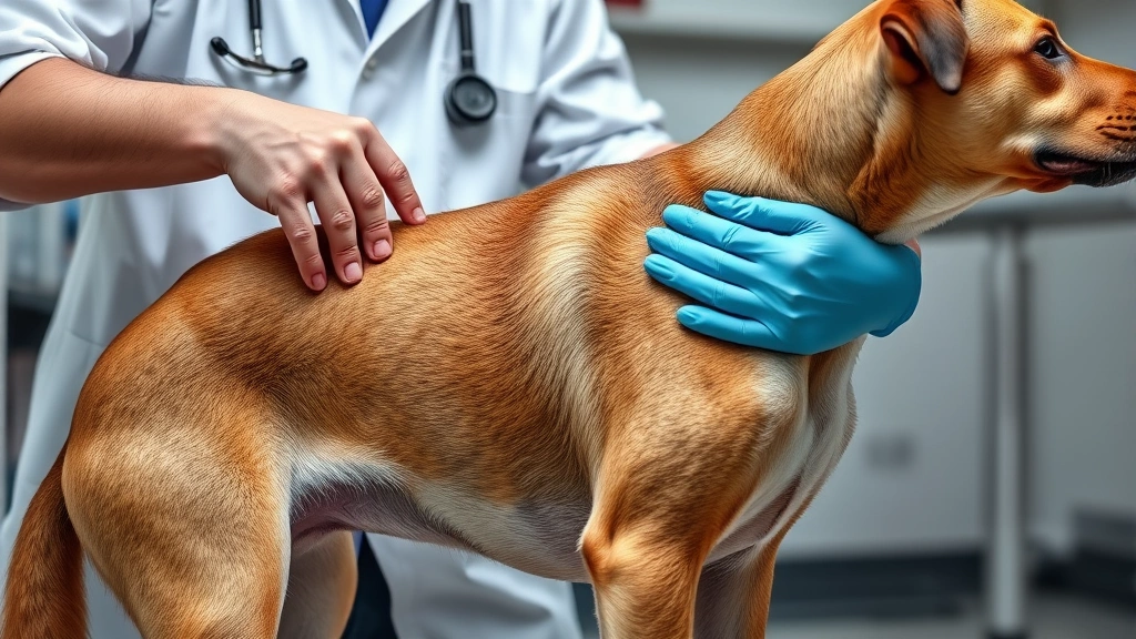 feeding active vs inactive dogs -
Photorealistic image of a veterinarian or pet nutritionist examining a dog&#821