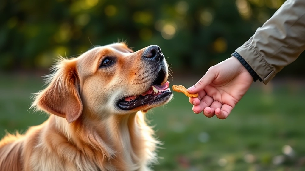 feeding during training sessions dog photo 0