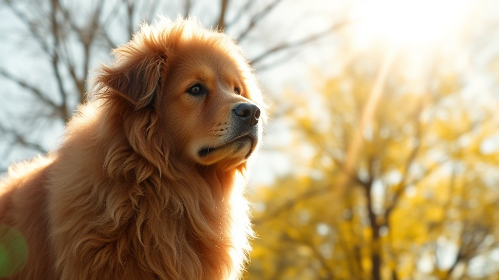 feeding for coat health -
healthy coat in natural sunlight
