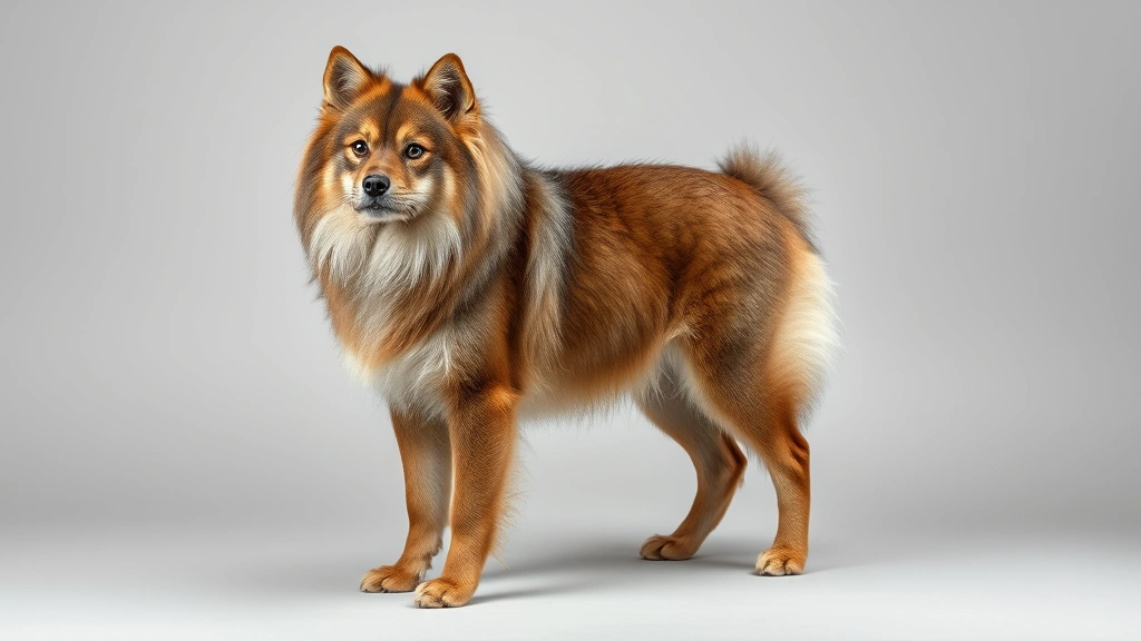 feeding for coat health -
full body shot showing fur quality and shine
