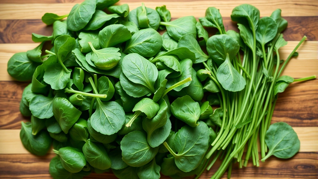 feeding for immune support -
and spinach arranged on a wooden cutting board