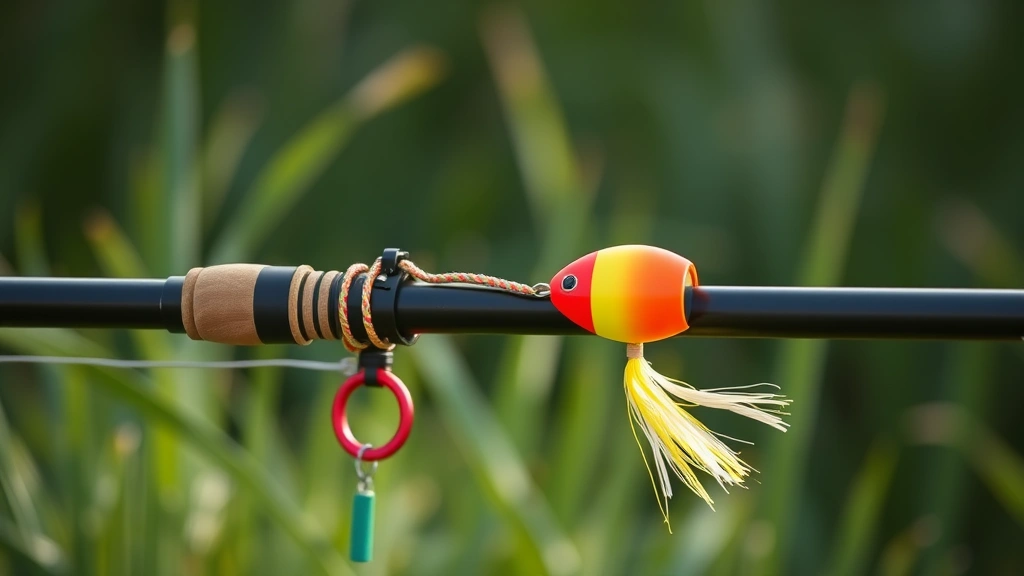 flirt pole for dogs -
Close-up of a flirt pole setup showing the pole, rope, and colorful toy lure ag