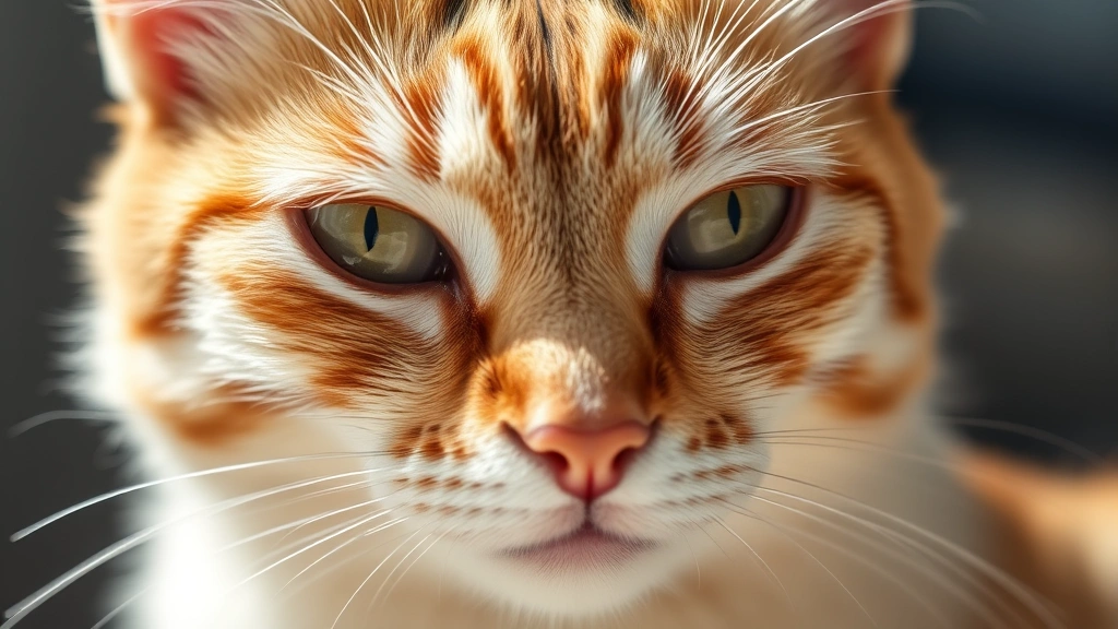 food allergies feeding routine -
Photorealistic close-up of a cat’s healthy, shiny coat and clear skin, sh