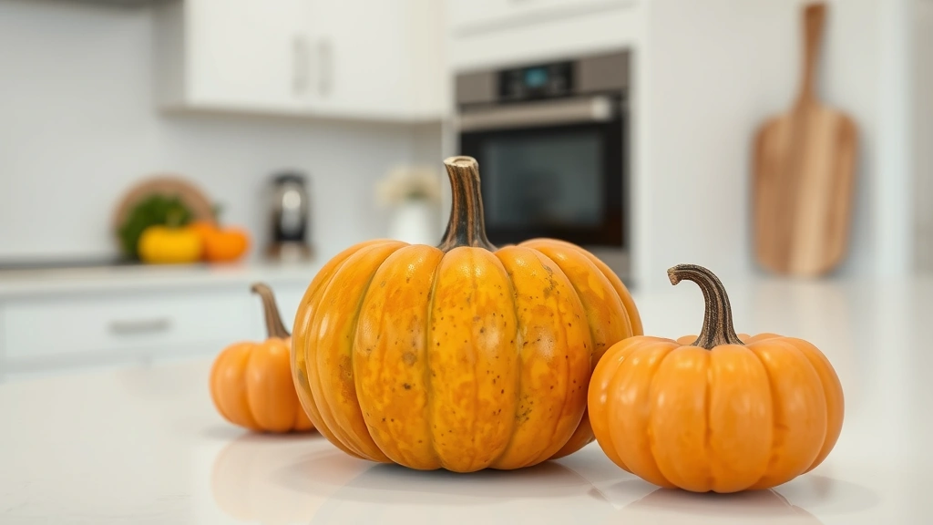 gluten-free pet treats -
and pumpkin arranged on a clean kitchen counter