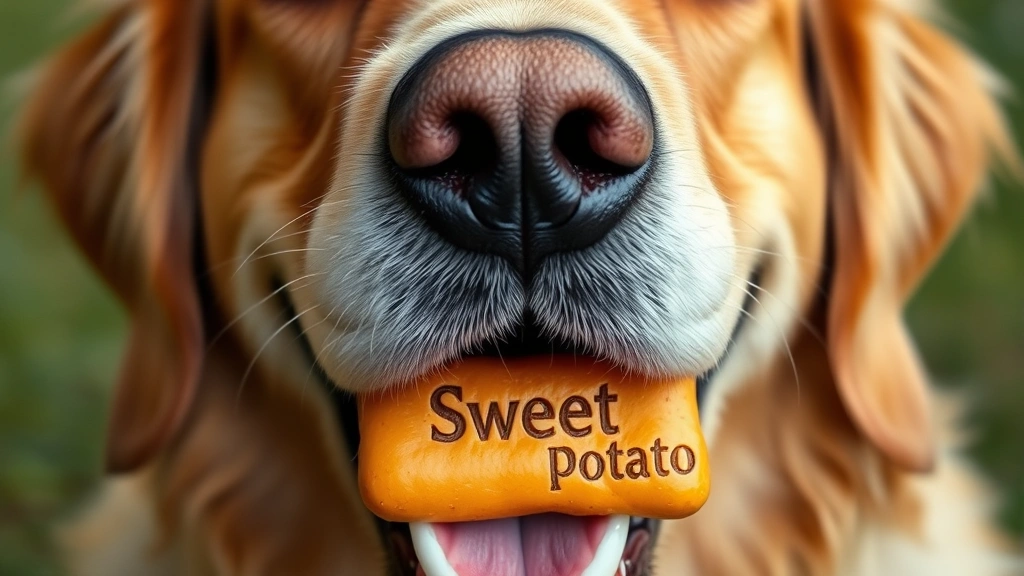 gluten-free pet treats -
Photorealistic close-up of a happy golden retriever’s face showing health