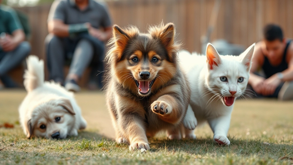 golden weiner dog -
mid-play
