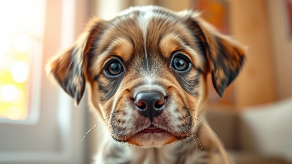 good dog names -
A close-up portrait of an adorable puppy’s face with bright curious eyes 