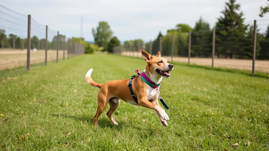 gps dog fence -
demonstrating the freedom of GPS dog fence containment

