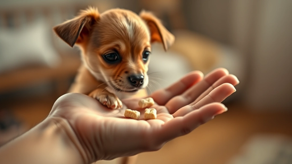 hand feeding techniques dog photo 0
