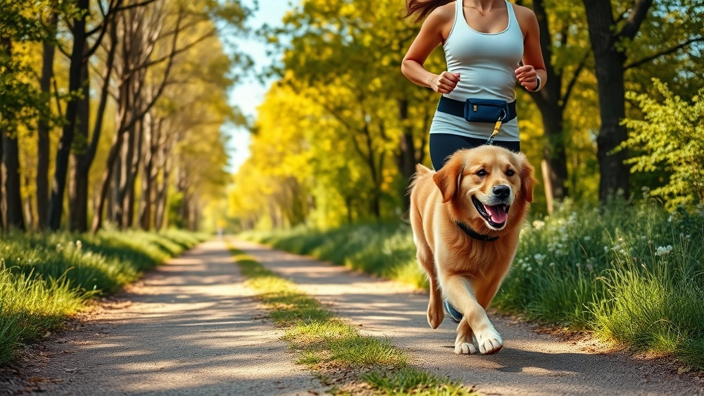 hands free dog leash dog photo 0