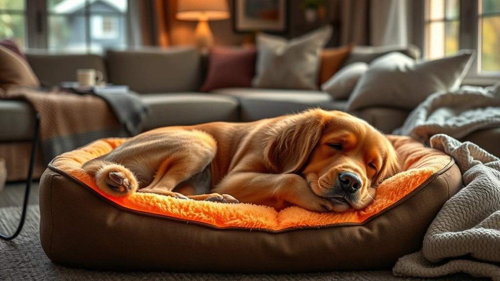 heated dog bed dog photo 0