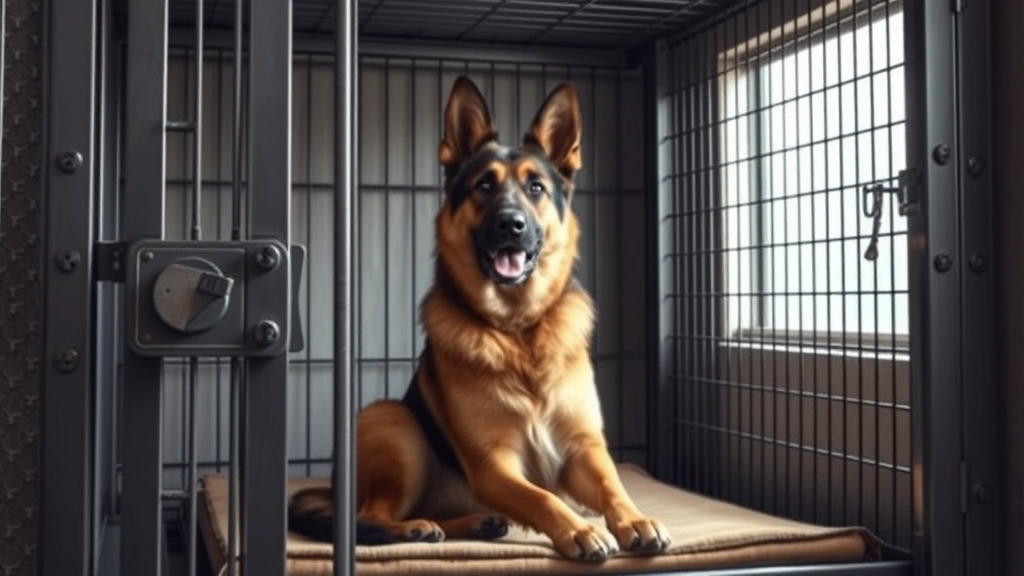 heavy duty dog crate dog photo 0