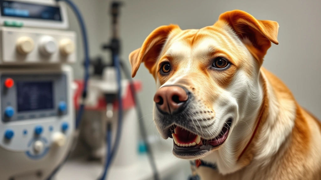 home remedies for dog ear infection -
showing medical equipment and the vet’s focused expression
