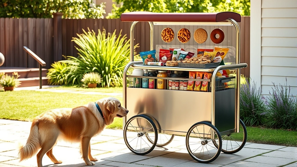 hot dog cart dog photo 0