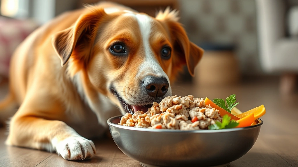 hot dog in spanish -
Photorealistic photo of a happy healthy dog eating from a bowl with fresh cooke