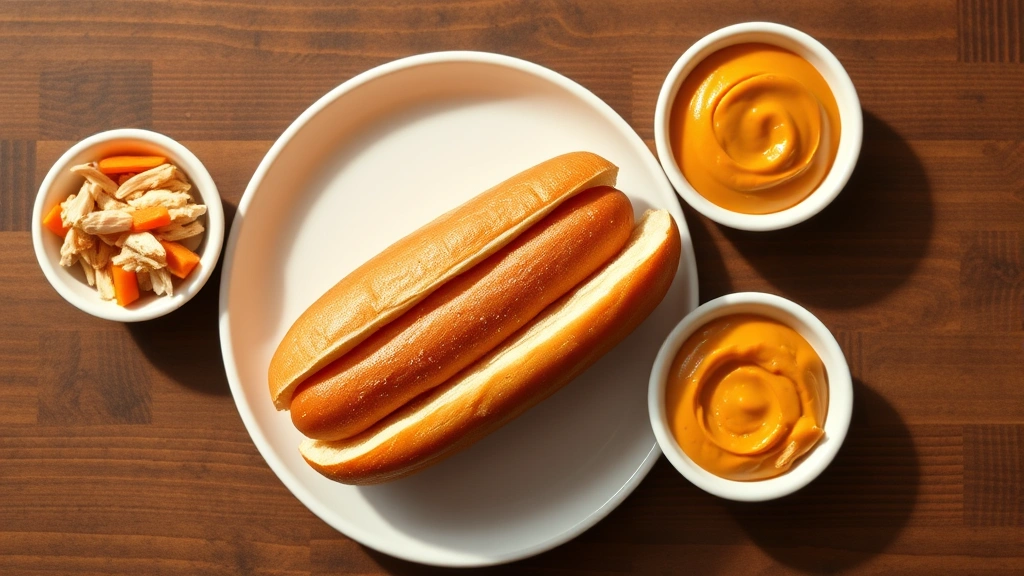 hot dog toppings dog photo 0