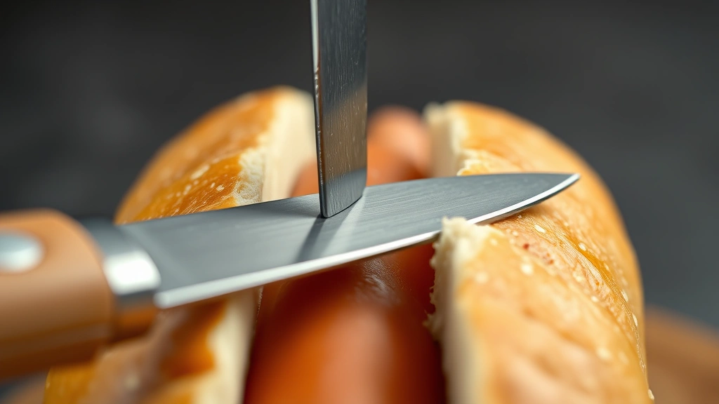 how are hot dog buns cut dog photo 0