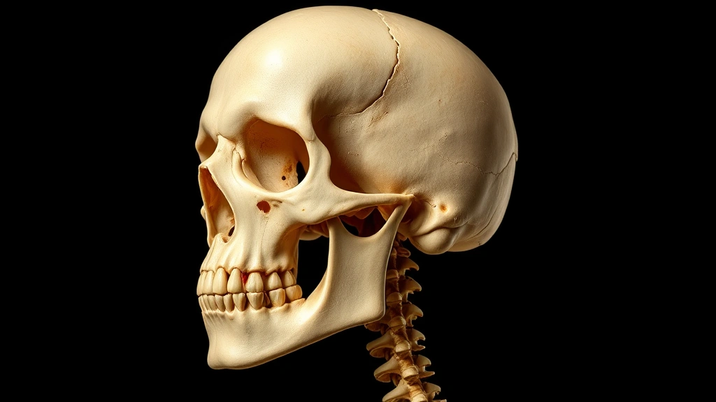 how big is a wolf compared to a dog -
showing skull structure and facial features
