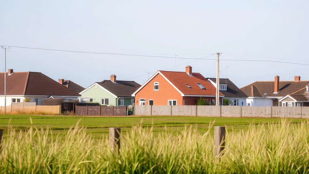 how long can a dog bark legally -
with houses and fences visible in the background
