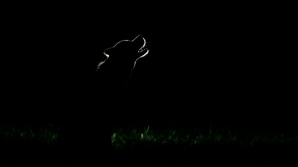 how long can a dog bark legally -
with a dog silhouette barking outside in darkness
