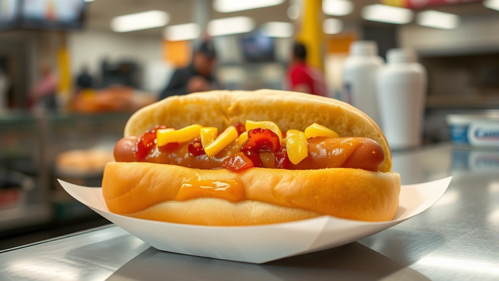 how many calories are in a costco hot dog dog photo 0