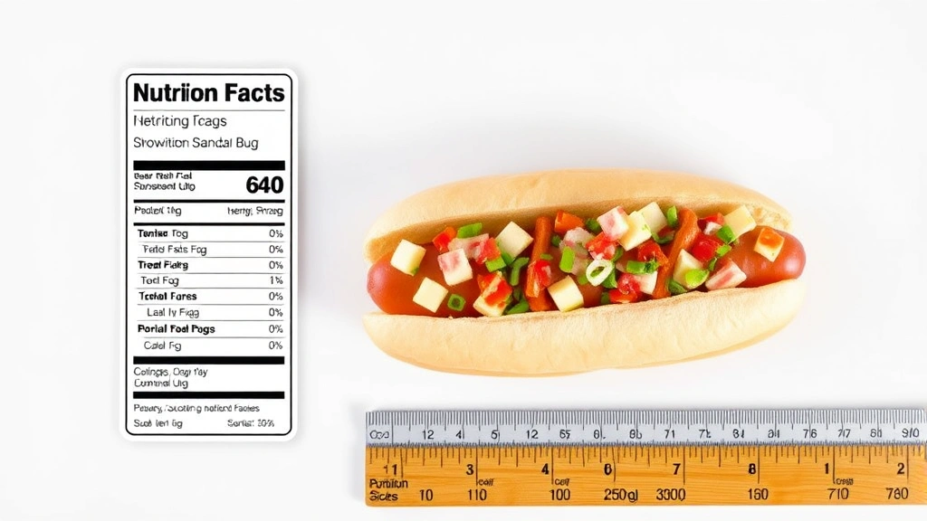 how many carbs are in hot dog buns -
Photorealistic image of a hot dog with toppings on a standard bun next to a nut