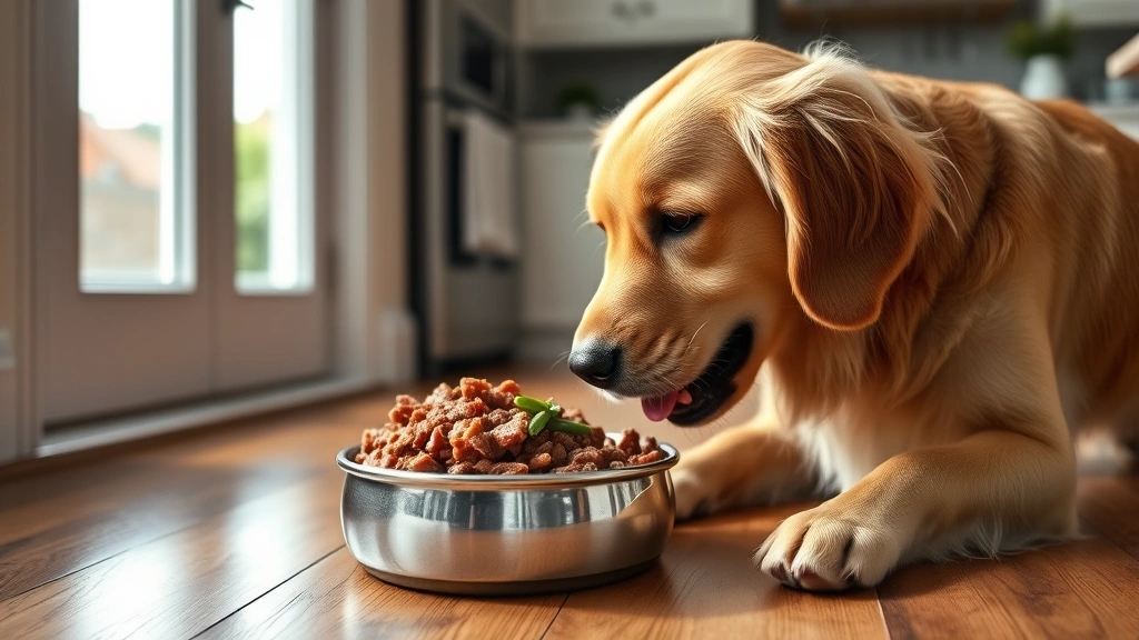 how much is the farmer's dog per week -
Photorealistic image of a golden retriever eating from a stainless steel bowl f
