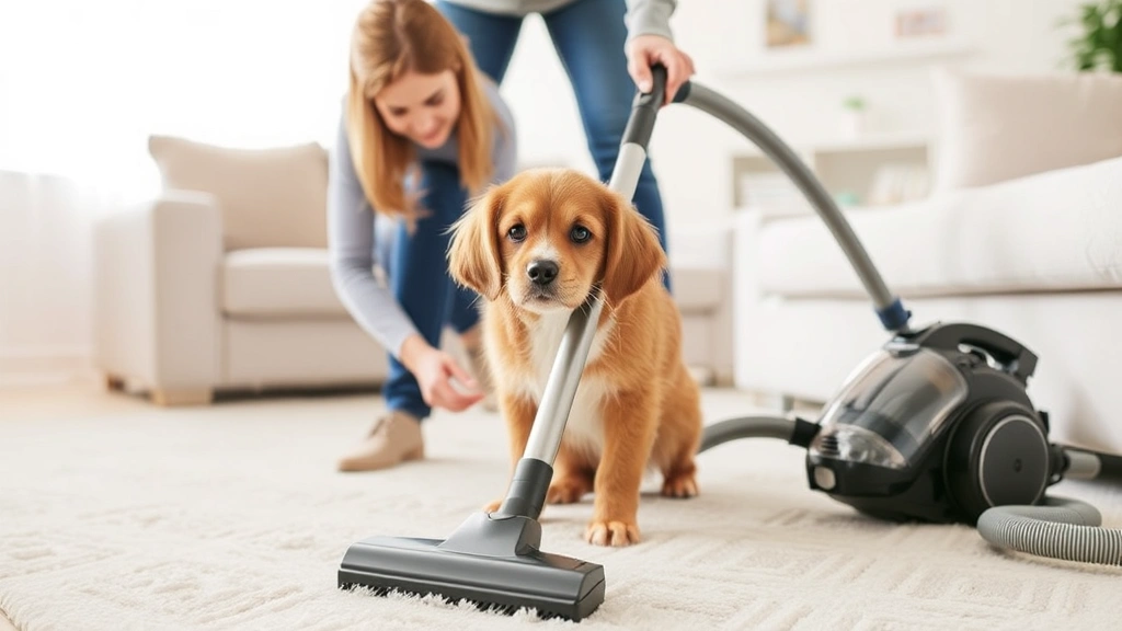how to get dog hair out of car carpet -
demonstrating proper vacuuming technique for pet hair removal
