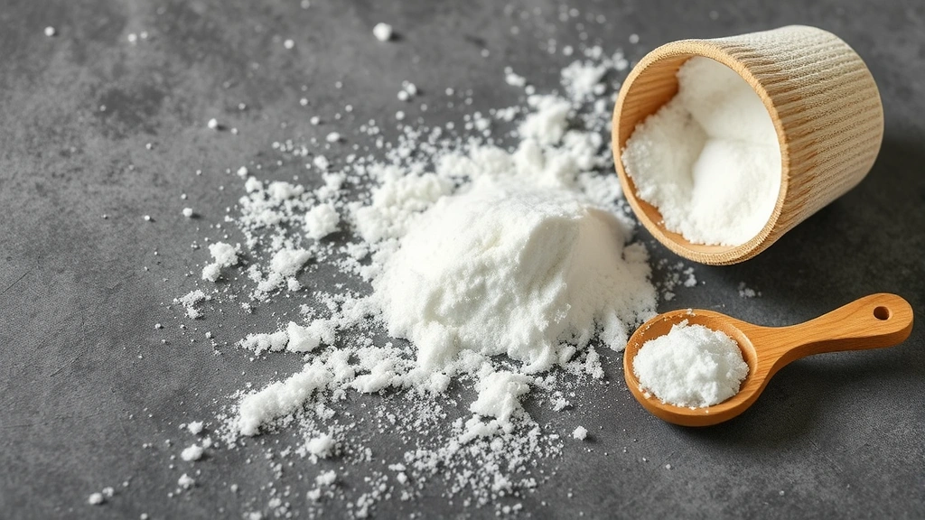 how to get dog urine smell out of hardwood floors -
with baking soda scattered nearby
