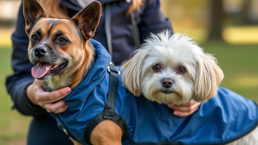 how to get flies off a dog -
showing protective pet clothing
