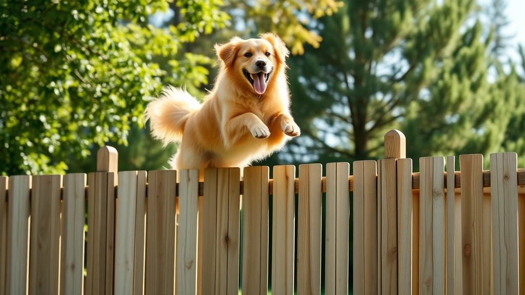 how to keep dog from jumping fence dog photo 0