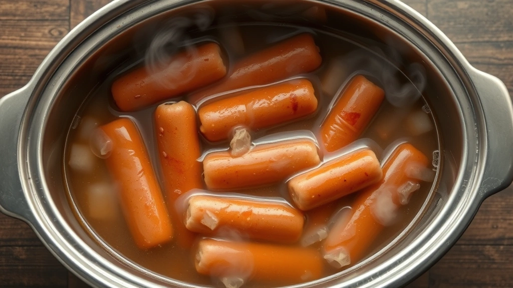 how to make hot dogs in a crock pot dog photo 0
