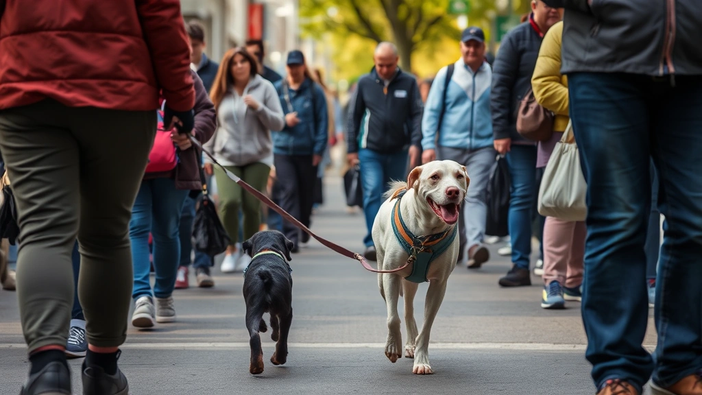 how to make my dog a service dog -
navigating crowds with perfect loose-leash walking
