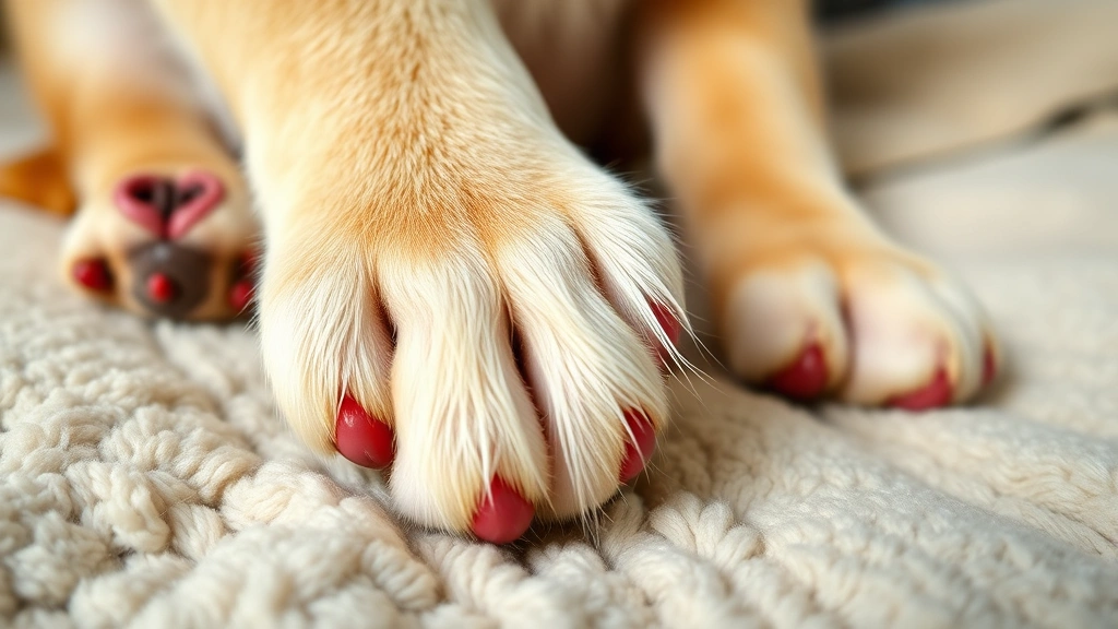 how to stop my dog from scratching -
Close-up of a dog’s healthy paw pads and fur showing no irritation or red