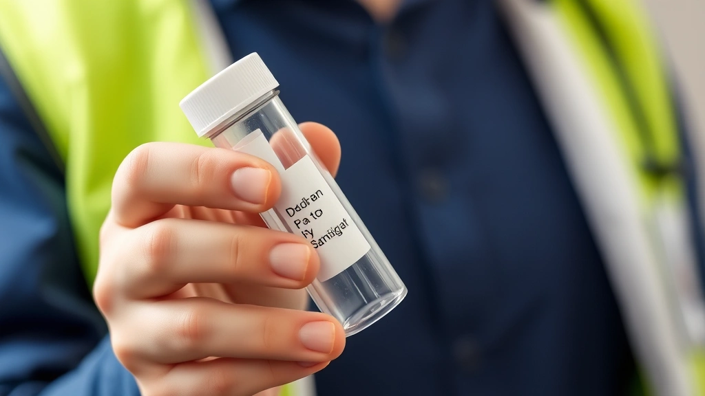 how to tell if dog has bladder infection -
holding a urine sample container
