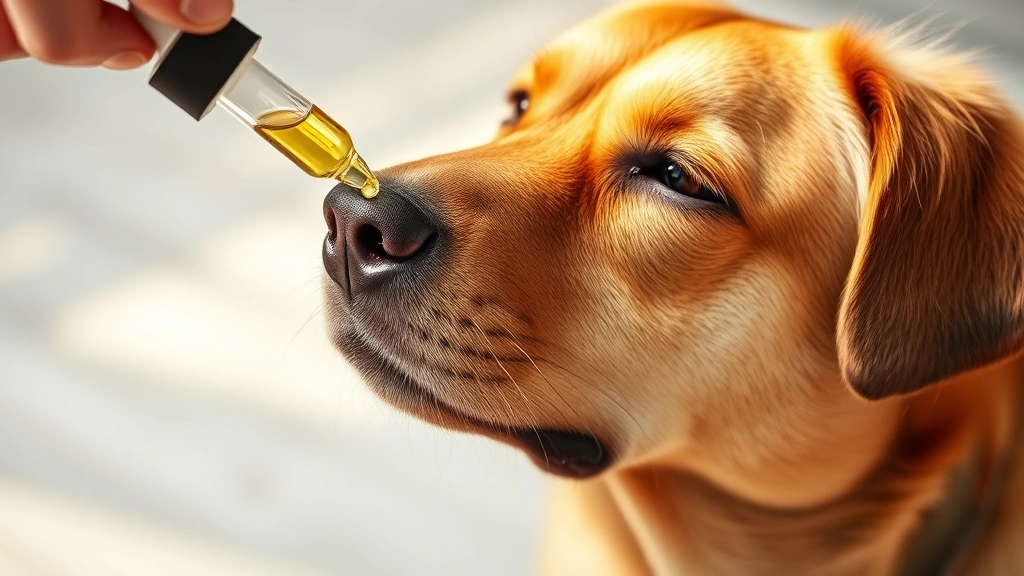 how to treat dog ear infection without vet -
Photorealistic image of coconut oil being applied to a dog’s ear canal wi