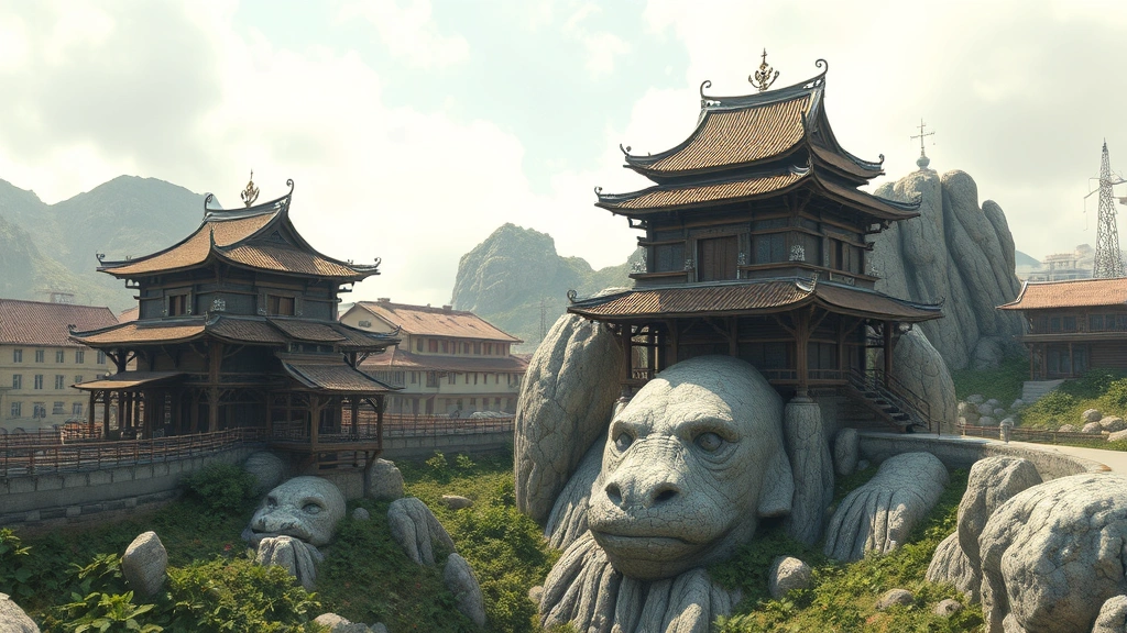 husky and pomeranian dog -
photorealistic style
