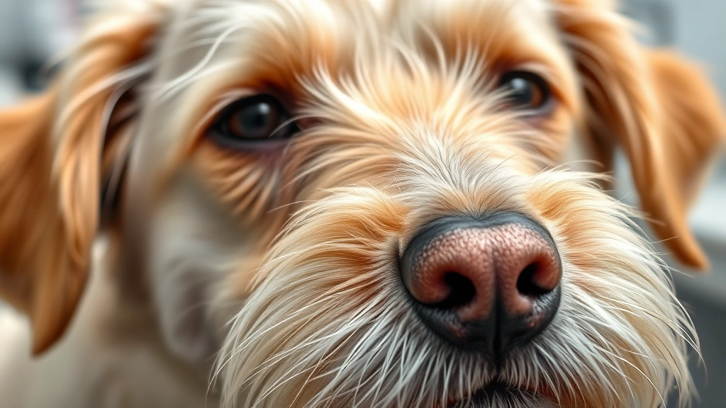 hypo shampoo for dogs -
Close-up of a dog’s healthy, calm skin texture after treatment, showing m
